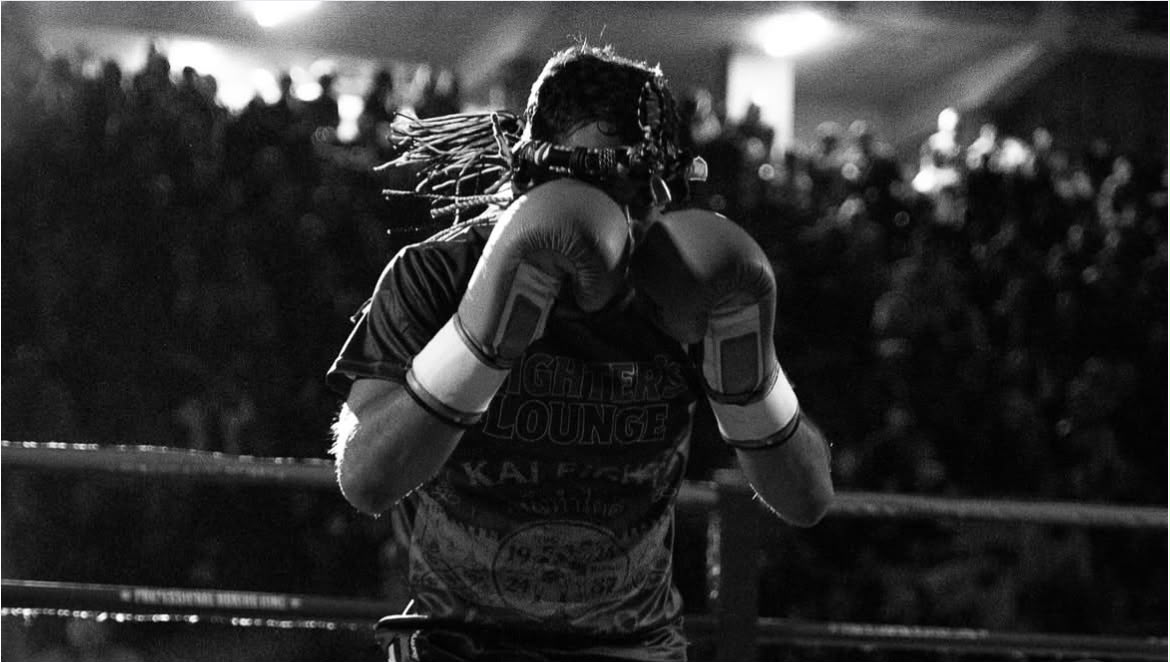 NKT Muay Thai fighter in guard stance